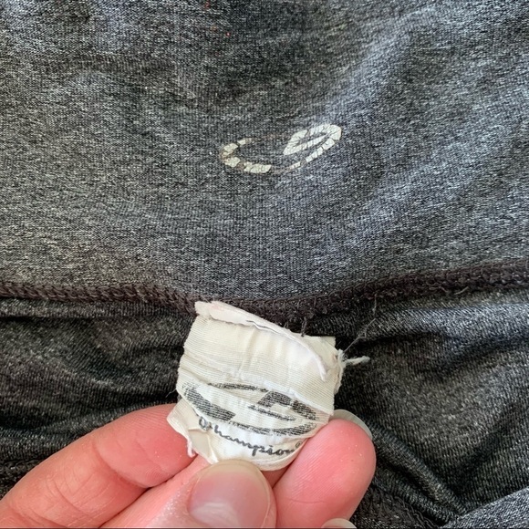 Champion Mid Rise Athletic Leggings Gray Solid size Small - Picture 7 of 9